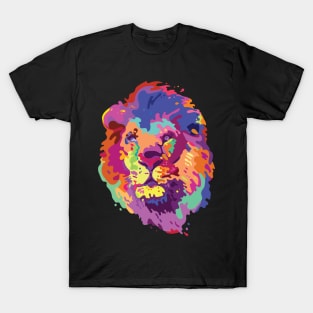 Lion Head Pop Art T-Shirt